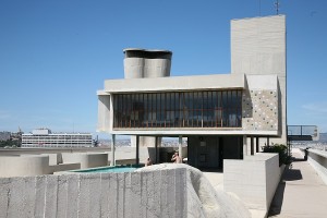 Marseille Modulor sur le toit de la Cité Radieuse